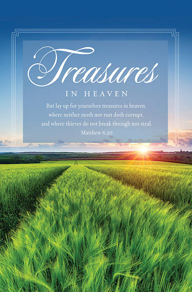 Picture of Treasures in Heaven Funeral Bulletin