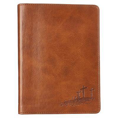 Picture of Journal Lux-Leather for God So Loved Brown John 3