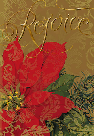 Picture of Rejoice Floral Christmas Cards Box of 18