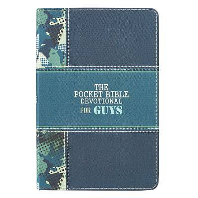 Picture of Pocket Bible Devotional Lux-Leather Guys