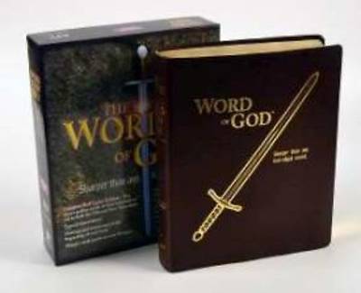 Picture of KJV Sword/Word of God/Large Prt-Blk Bond