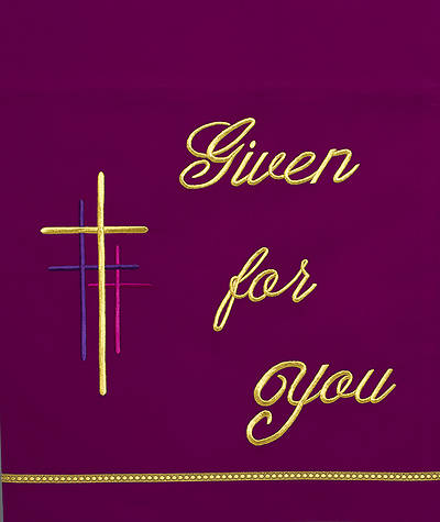 Picture of Word Series Purple Lent Altar Antependia