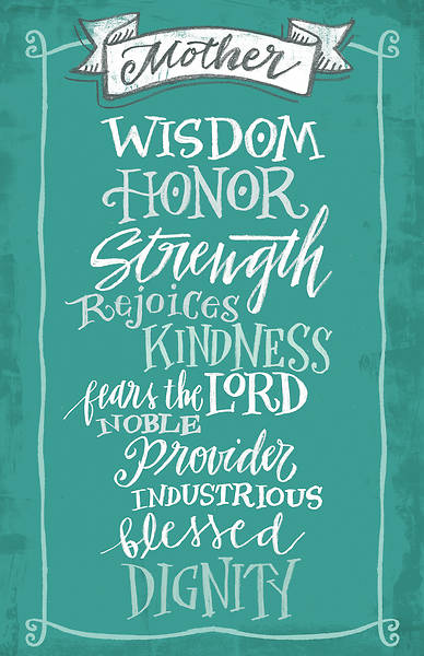 Picture of Mother's Day Bulletin - We Honor Our Mothers - Proverbs 31:26 - PKG 100