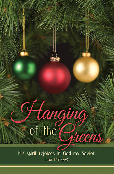 Picture of Hanging of the Greens Christmas Regular Size Bulletin