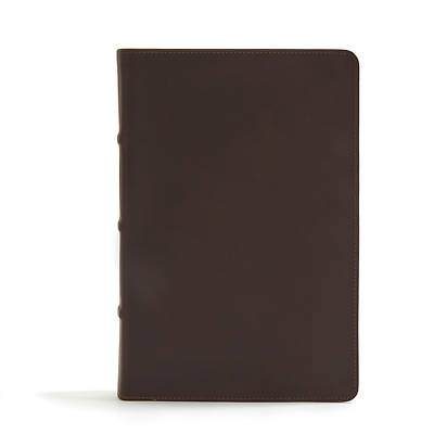Picture of CSB Pastor's Bible, Brown Genuine Leather
