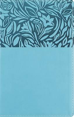 Nasb, Personal Size Reference Bible, Large Print, Paragraph Style, Leathersoft, Teal, Red Letter, Thumb Indexed, 1995 Text, Comfort Print