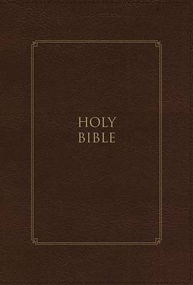 Picture of Kjv, Thompson Chain-Reference Bible, Large Print, Leathersoft, Brown, Red Letter, Thumb Indexed, Comfort Print