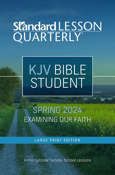 Picture of Standard Lesson Quarterly Adult  KJV Bible Student Book Large Print Spring