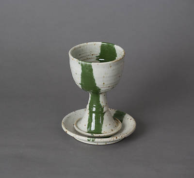 Picture of By His Stripes Chalice and Paten Set - Green