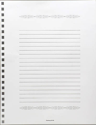 Picture of Filler Sheet No Heading Ruled Lines (Package of 10)