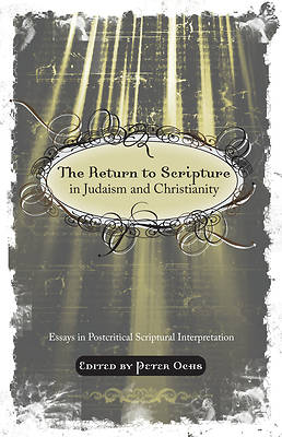 Picture of The Return to Scripture in Judaism and Christianity
