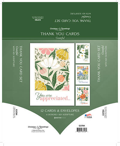 Picture of Grateful Thank You Cards - Box of 12