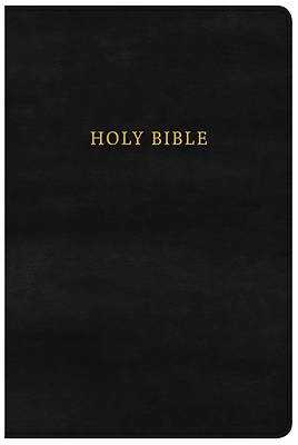 Picture of KJV Large Print Personal Size Reference Bible, Classic Black Leathertouch