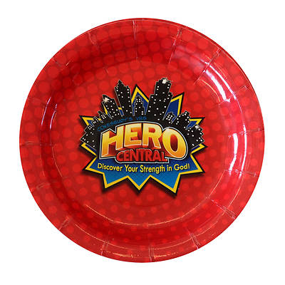 Picture of Vacation Bible School 2017 VBS Hero Central Plates (Pkg of 12)