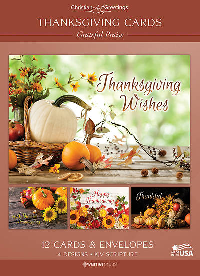 Boxed Cards Assortment Thanksgiving Grateful Praise - Box of 12