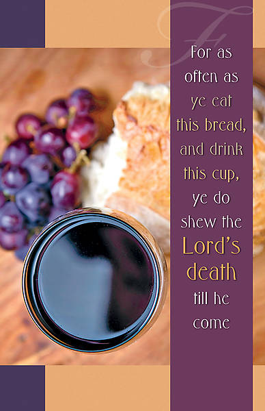 Picture of For As Often As You Eat Communion Regular Size Bulletin