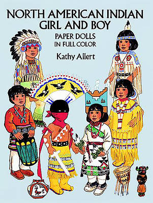 Picture of North American Indian Girl and Boy Paper Dolls