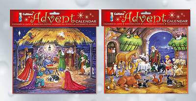 Picture of Manger Scene Advent Calendar Assortment [Pack of 12]