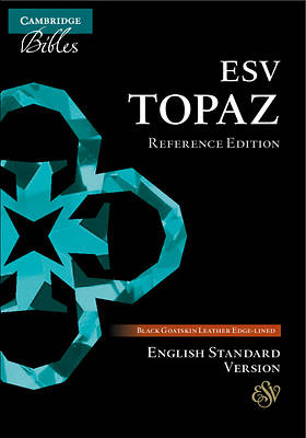 Picture of ESV Topaz Reference Bible, Black Goatskin Leather