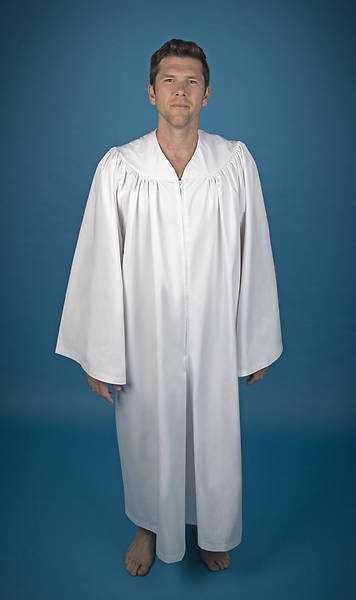 Picture of Jumpsuit Style Baptismal Robe for Men