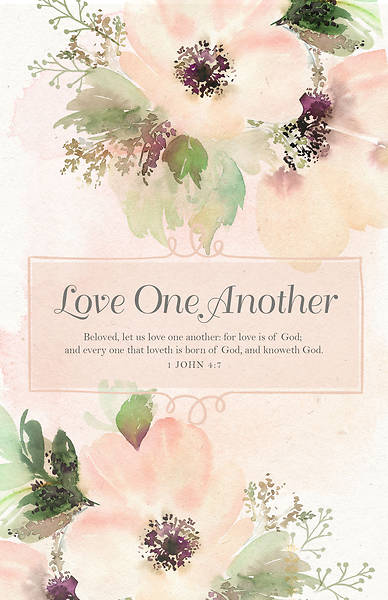 Picture of Beloved Let Us Love One Another Wedding Regular Size Bulletin
