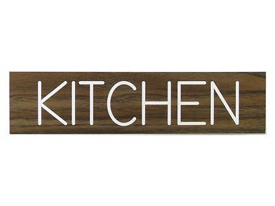 Picture of Kitchen Formica Sign 2x8 with Adhesive Back