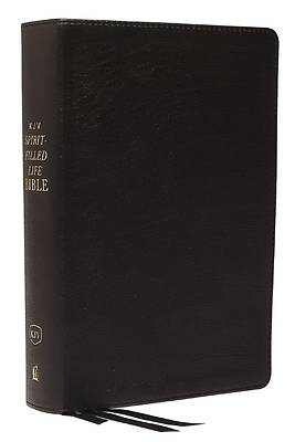 Picture of Kjv, Spirit-Filled Life Bible, Third Edition, Genuine Leather, Black, Red Letter Edition, Comfort Print