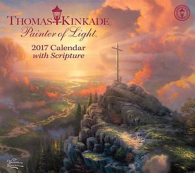 Picture of Thomas Kinkade Painter of Light with Scripture 2017 Deluxe Wall Calendar