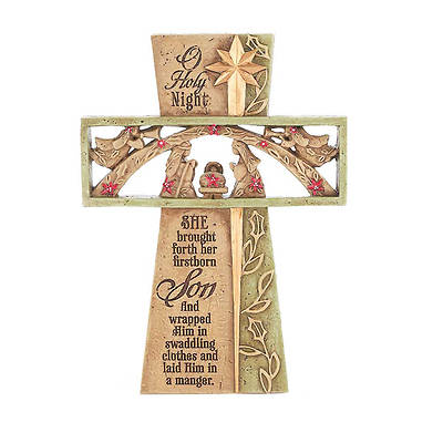 Picture of Resin Tabletop "She Bought Forth" Cross