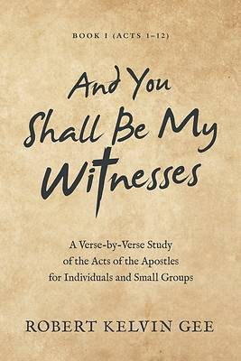 Picture of And You Shall Be My Witnesses
