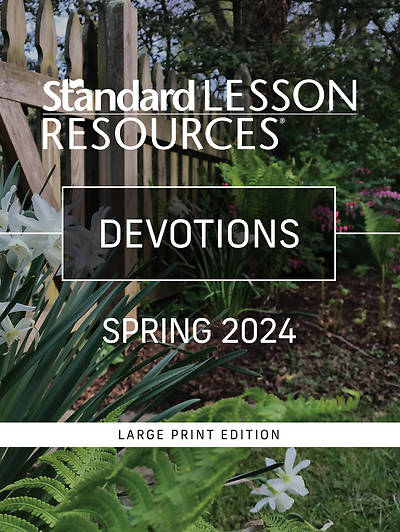 Picture of Standard Lesson Quarterly Adult Devotions Large Print Spring