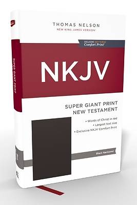 Picture of NKJV Super Giant Print New Testament, Hardcover, Red Letter, Comfort Print
