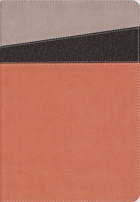 Picture of NIV Application Bible, Leathersoft, Coral/Gray, Red Letter, Comfort Print