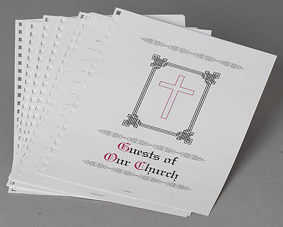Picture of Extra Refill Sheets Guests of Our Church (Package of 25)
