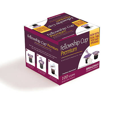 Picture of Fellowship Cup Premium Prefilled Communion Wafer and Juice - 100 Cups