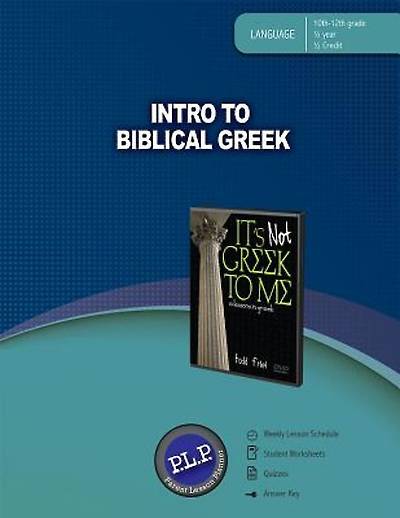 Picture of Intro to Biblical Greek Parent Lesson Planner