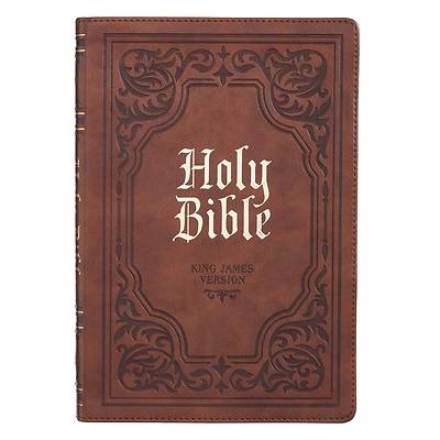 Picture of KJV Bible Thinline Brown