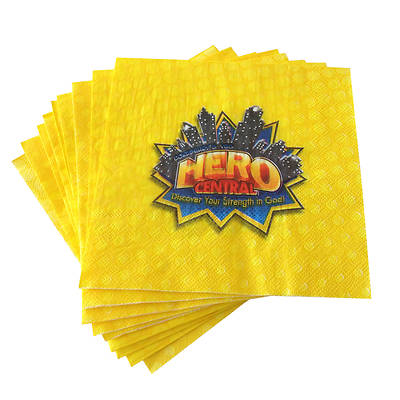 Picture of Vacation Bible School 2017 VBS Hero Central Napkins (Pkg of 12)