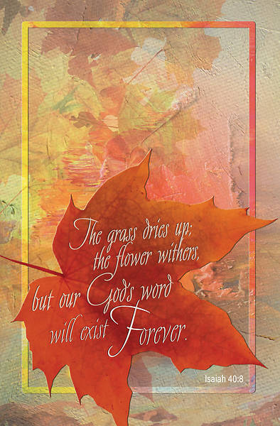 Picture of God's Word Forever Fall Bulletin (Pkg of 50)