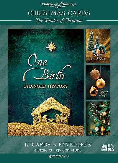 Boxed Cards Assortment The Wonder of Christmas - Box of 12