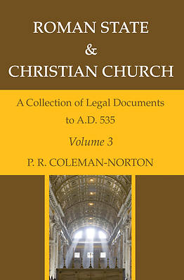 Picture of Roman State & Christian Church Volume 3