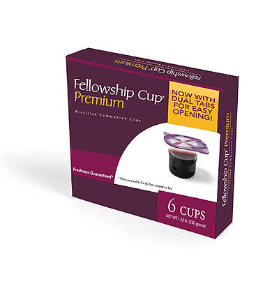 Picture of Fellowship Cup Premium Prefilled Communion Wafer and Juice - 6 Cups