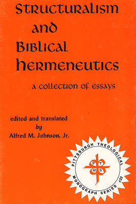 Picture of Structuralism and Biblical Hermeneutics