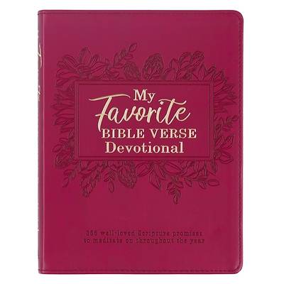 Picture of My Favorite Bible Verse Devotional - Lux-Leather