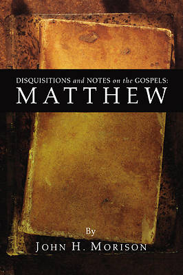 Picture of Disquisitions and Notes on the Gospels