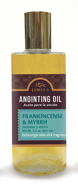 Picture of James 5 Frankincense and Myrrh Altar Size Anointing Oil - 3.5 oz.