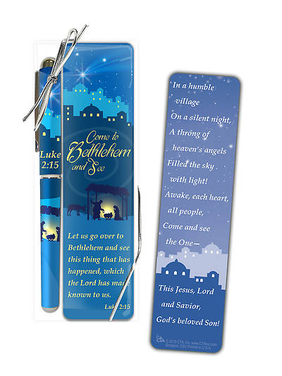 Picture of Come to Bethlehem and See Pen & Bookmark Gift Set