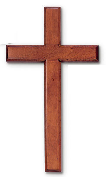 Picture of 16" Mahogany Wall Cross