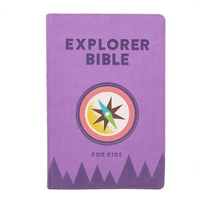 Picture of CSB Explorer Bible for Kids, Lavender Compass Leathertouch