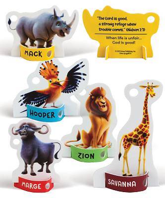 Picture of Vacation Bible School (VBS19) Roar Bible Memory Buddies (set of 50 - enough for 10 kids)